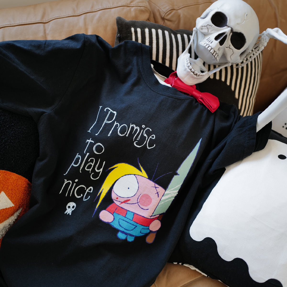 Buddy : I Promise To Play Nice : Adult Unisex Tee