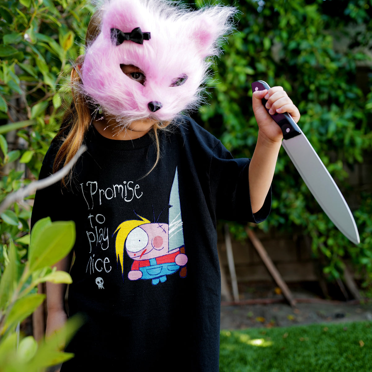 Buddy : I Promise To Play Nice : Kids Unisex Tee