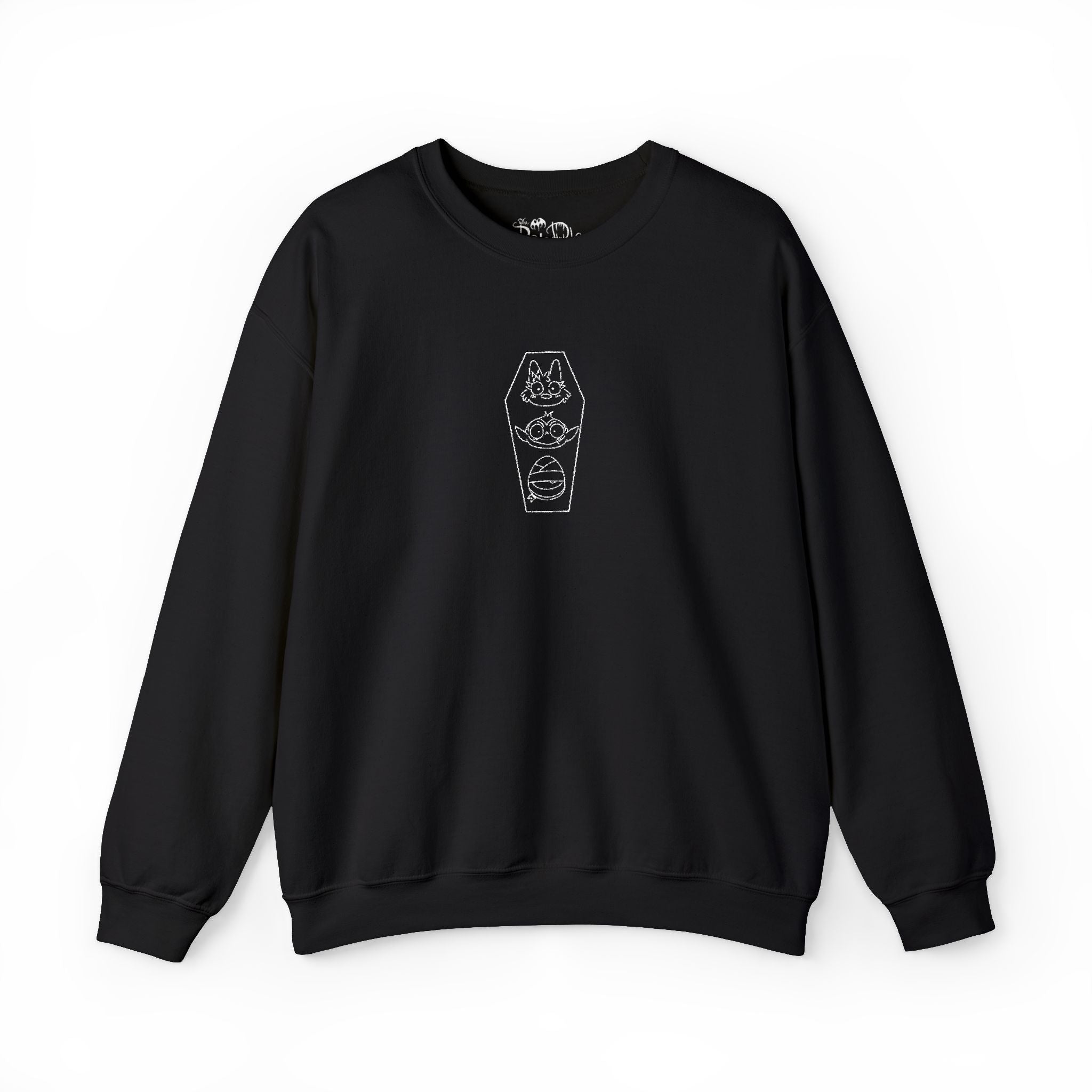 The Bat Pack Minimal Coffin Embroidered Sweatshirt
