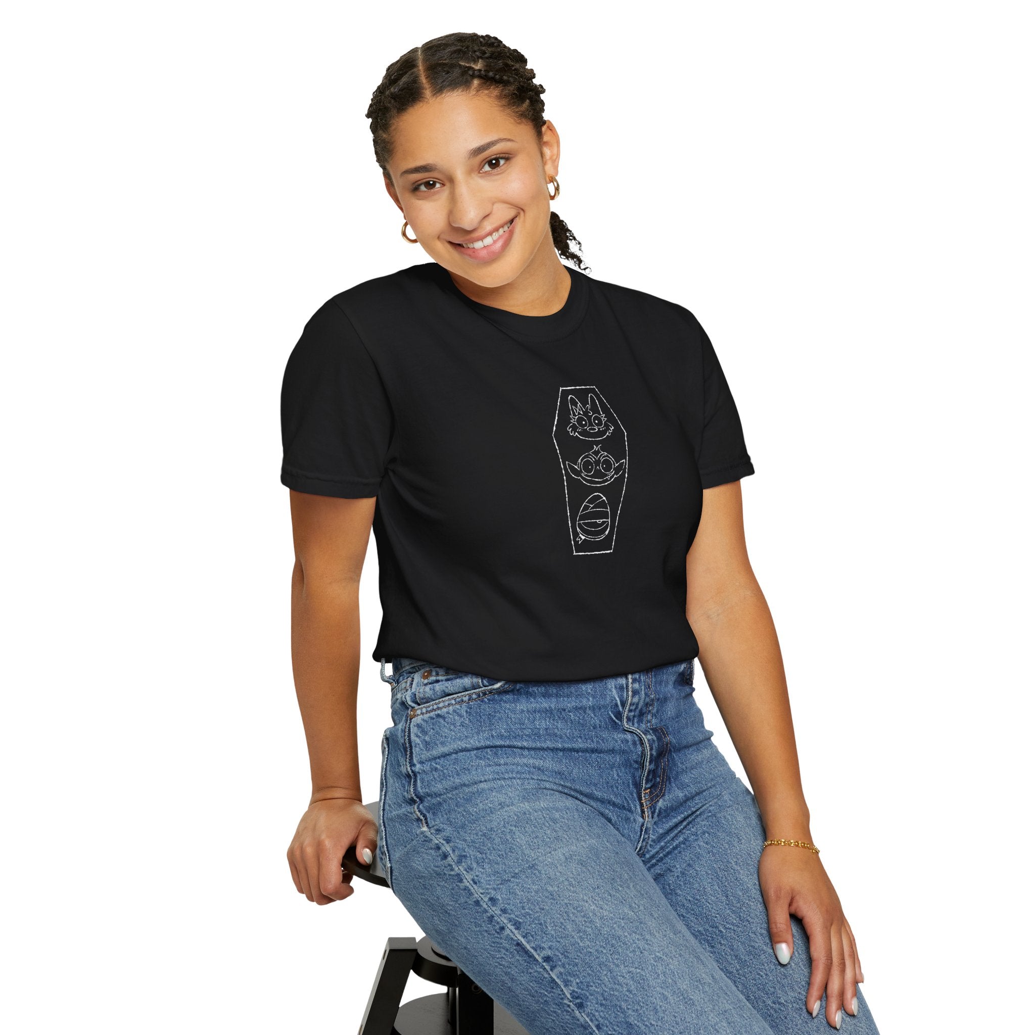 The Bat Pack Minimal Coffin Adult Unisex Tee