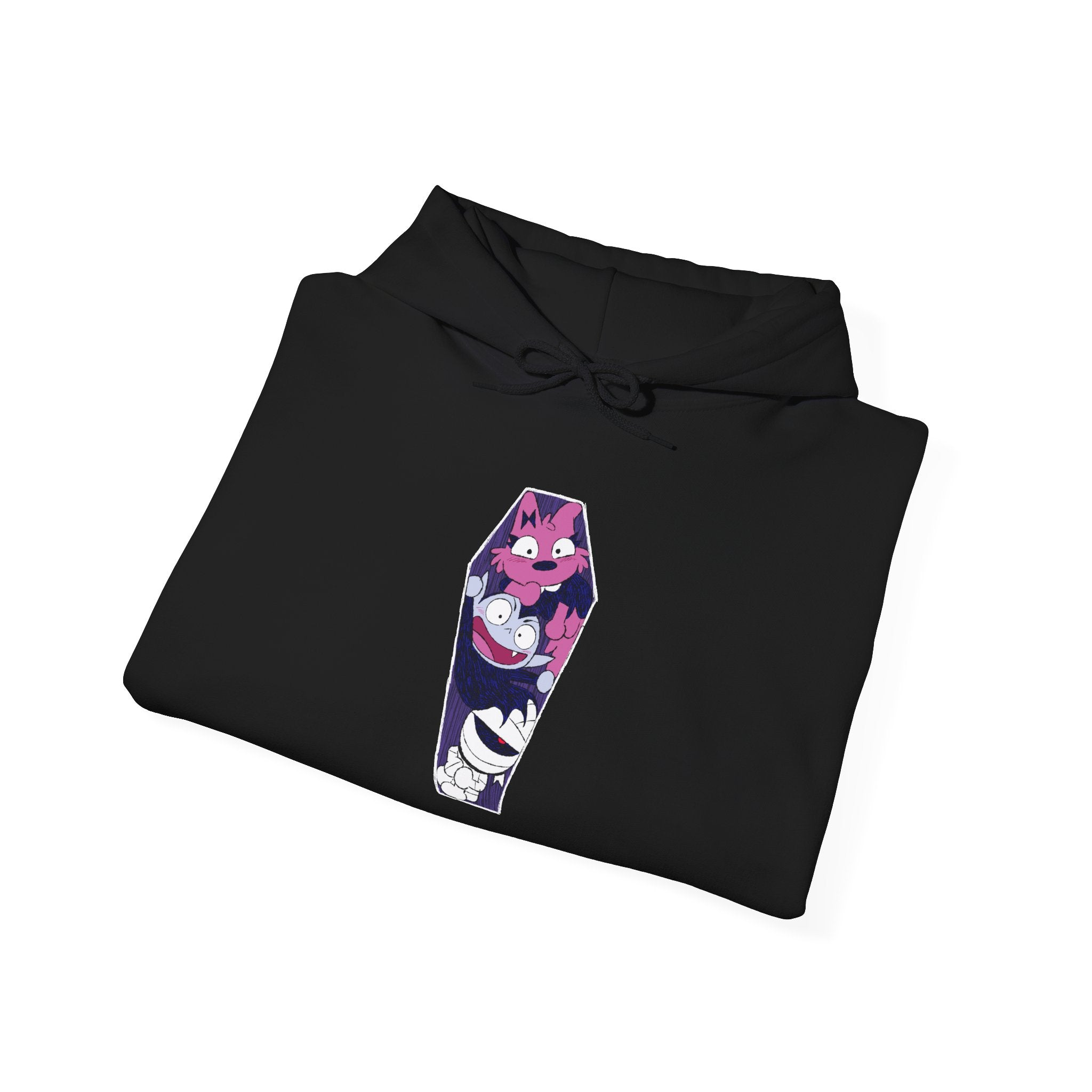 The Bat Pack Character Coffin Hoodie