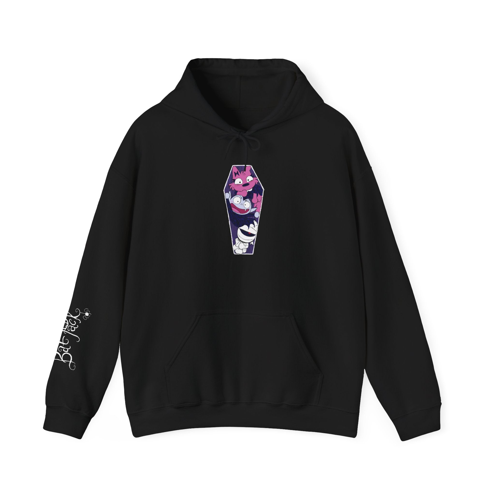 The Bat Pack Character Coffin Hoodie