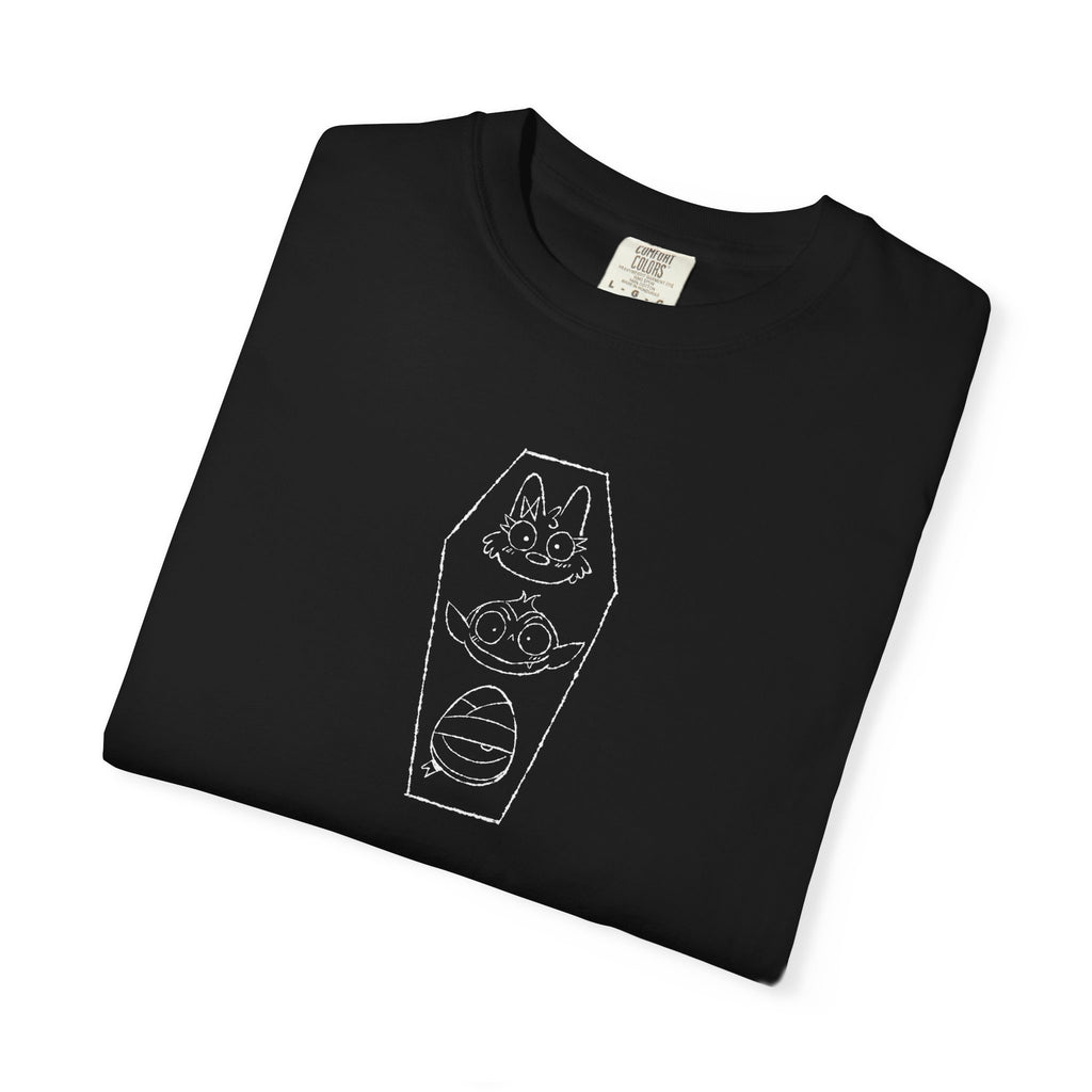 The Bat Pack Minimal Coffin Adult Unisex Tee