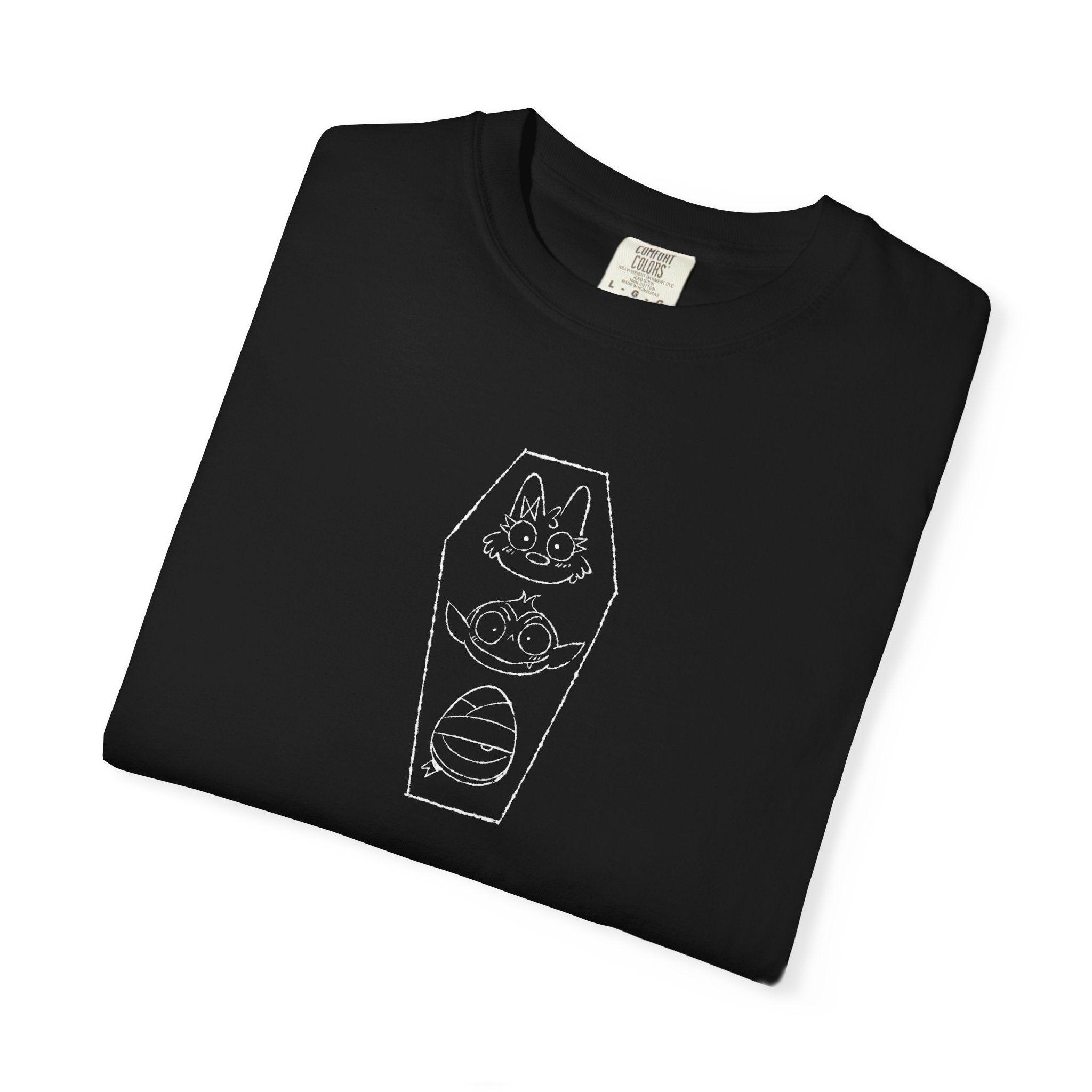 The Bat Pack Minimal Coffin Adult Unisex Tee