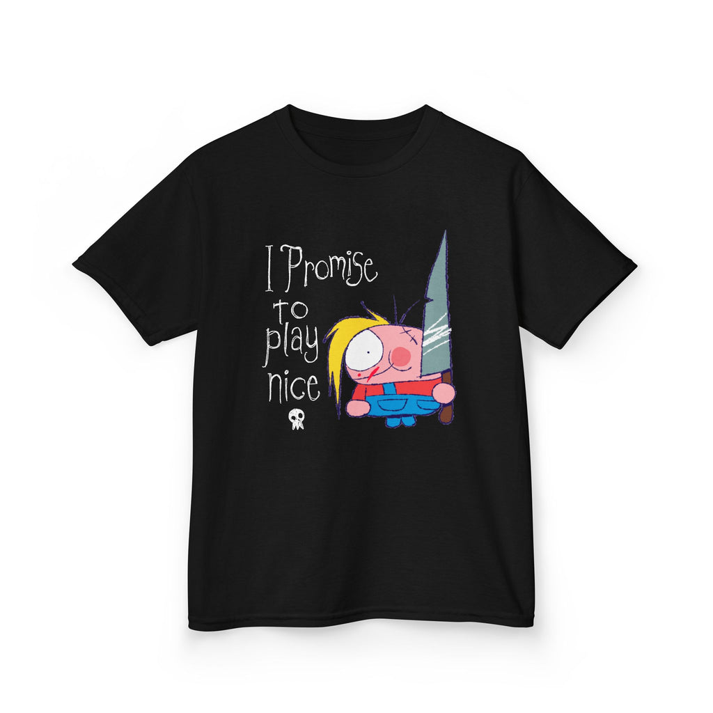 Buddy : I Promise To Play Nice : Kids Unisex Tee