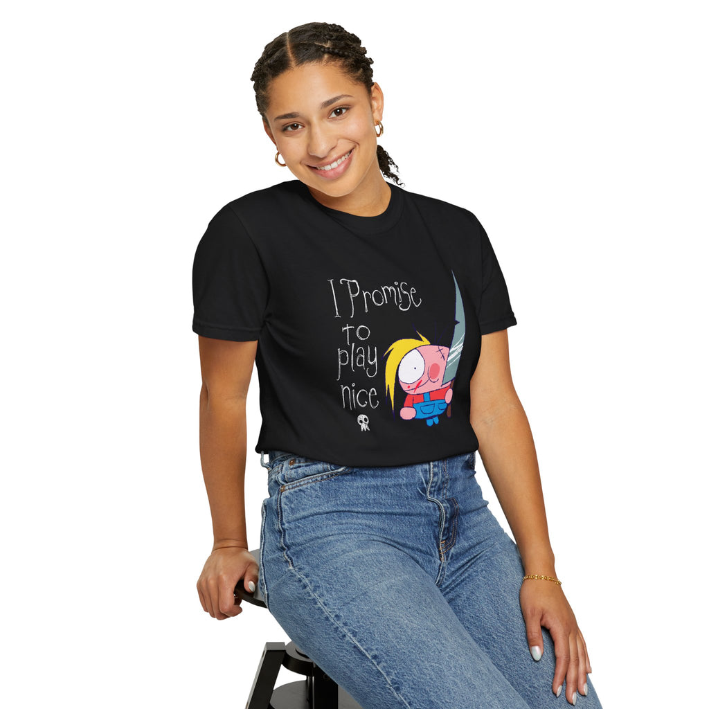 Buddy : I Promise To Play Nice : Adult Unisex Tee