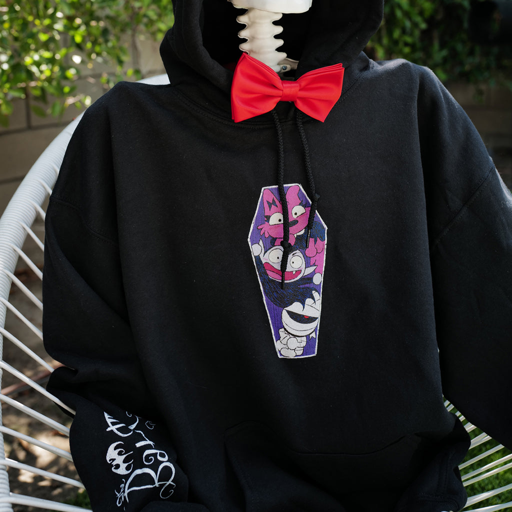 The Bat Pack Character Coffin Hoodie