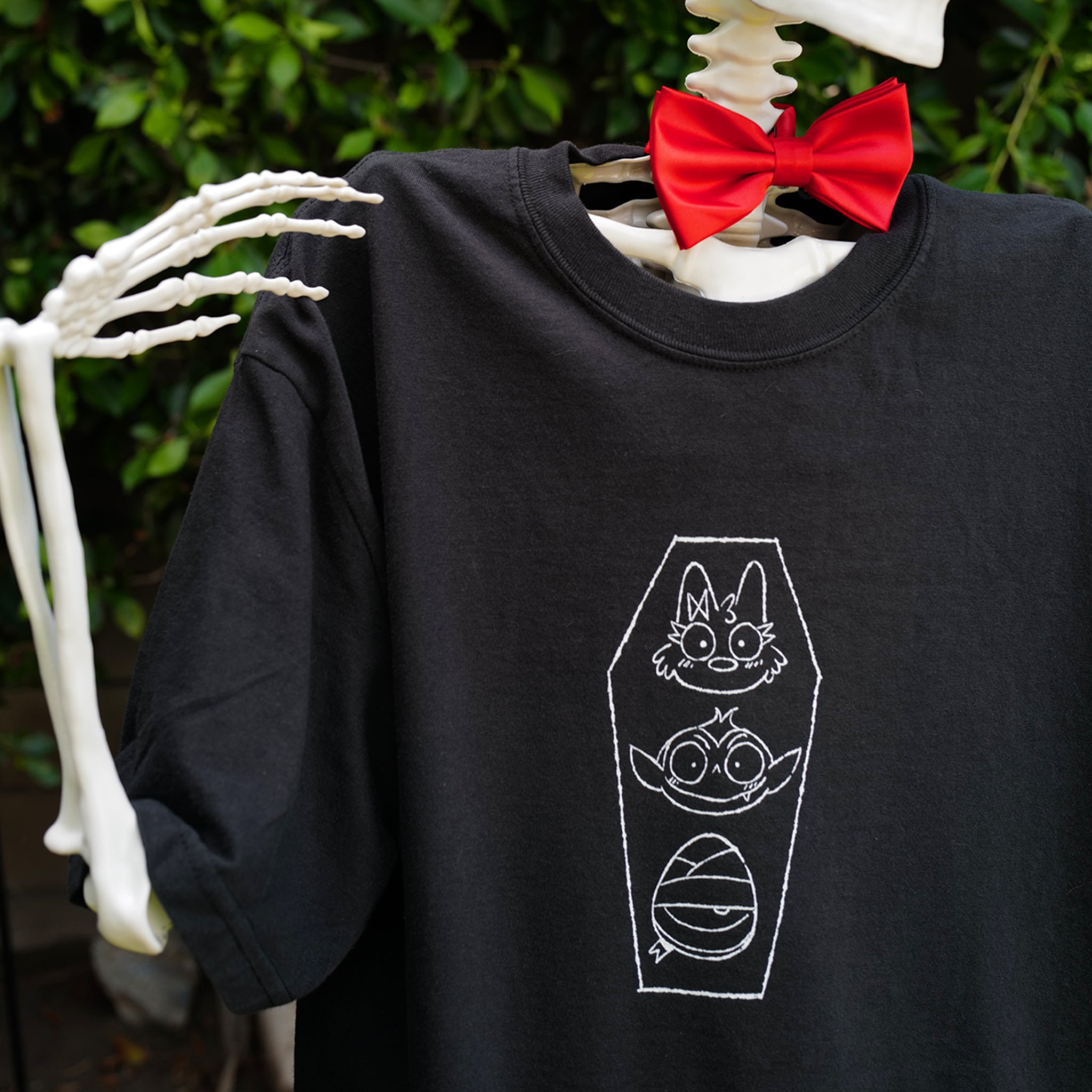 The Bat Pack Minimal Coffin Adult Unisex Tee